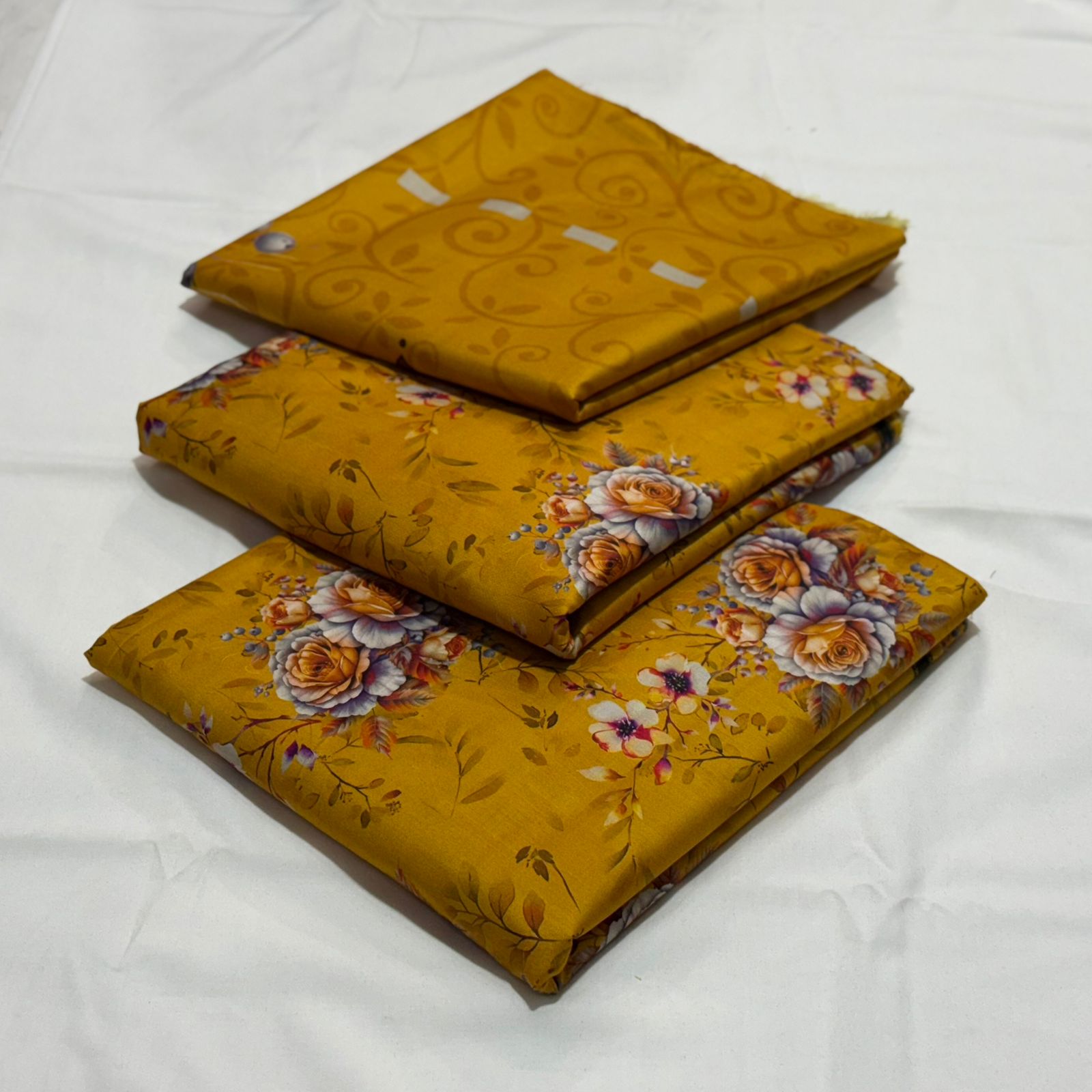 Almirah Linen Unstitched 3PC D-007