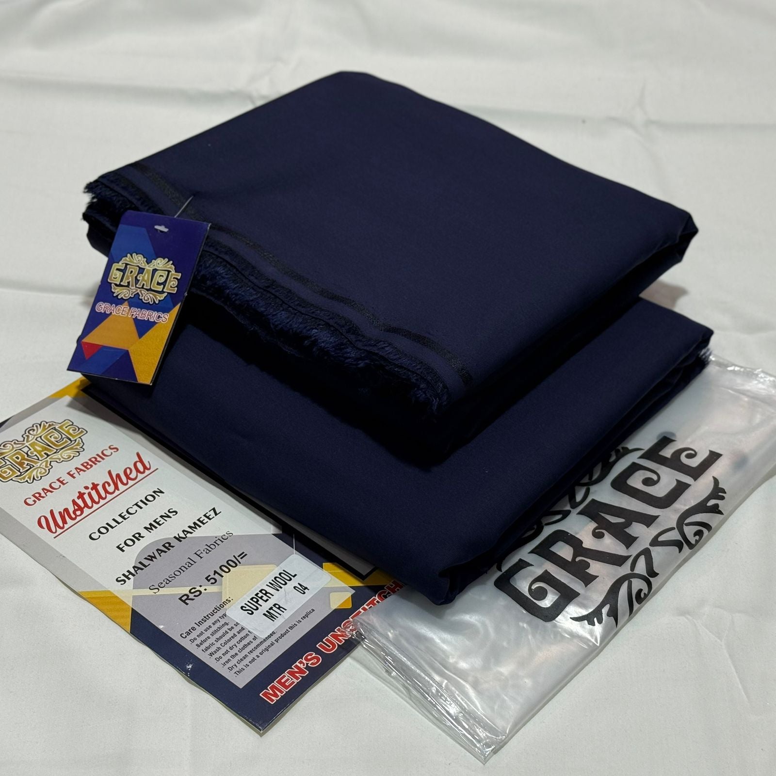 Grace Premium Unstitched WOOL A-003
