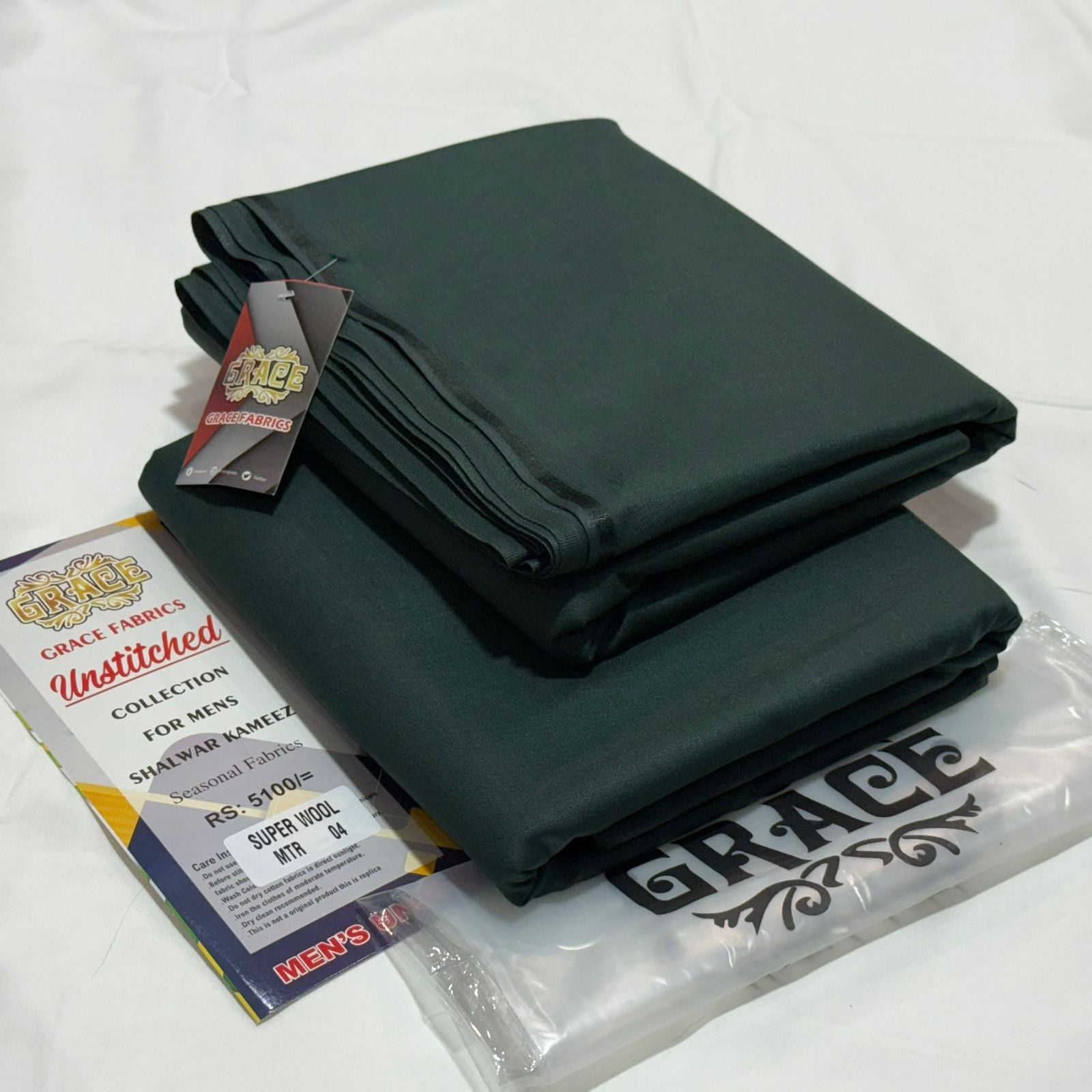 Grace Premium Unstitched WOOL A-008