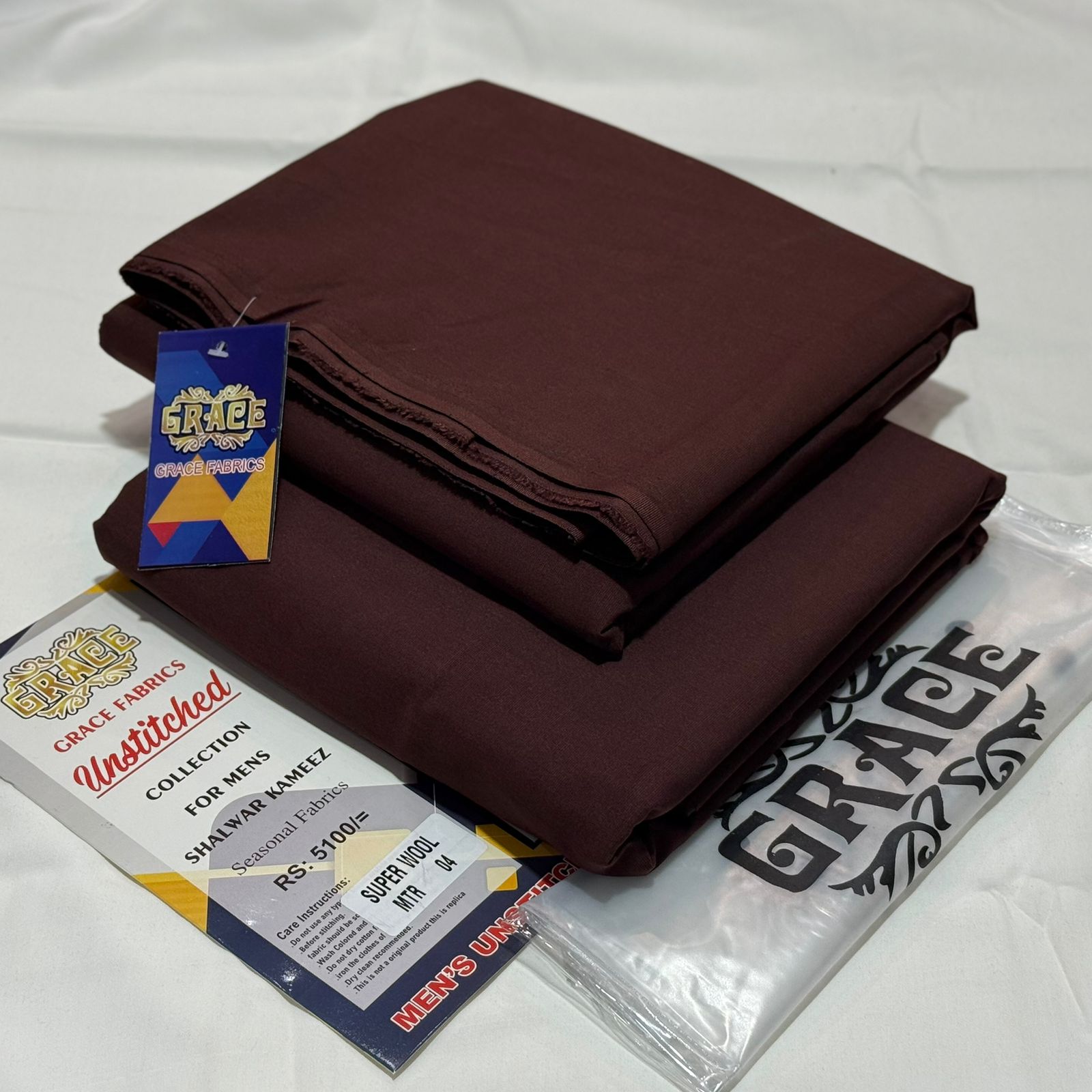 Grace Premium Unstitched WOOL A-009