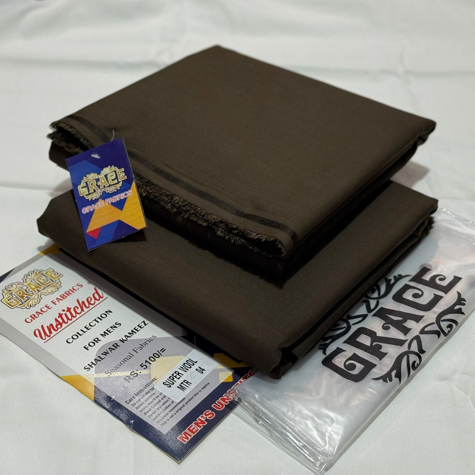 Grace Premium Unstitched WOOL A-010