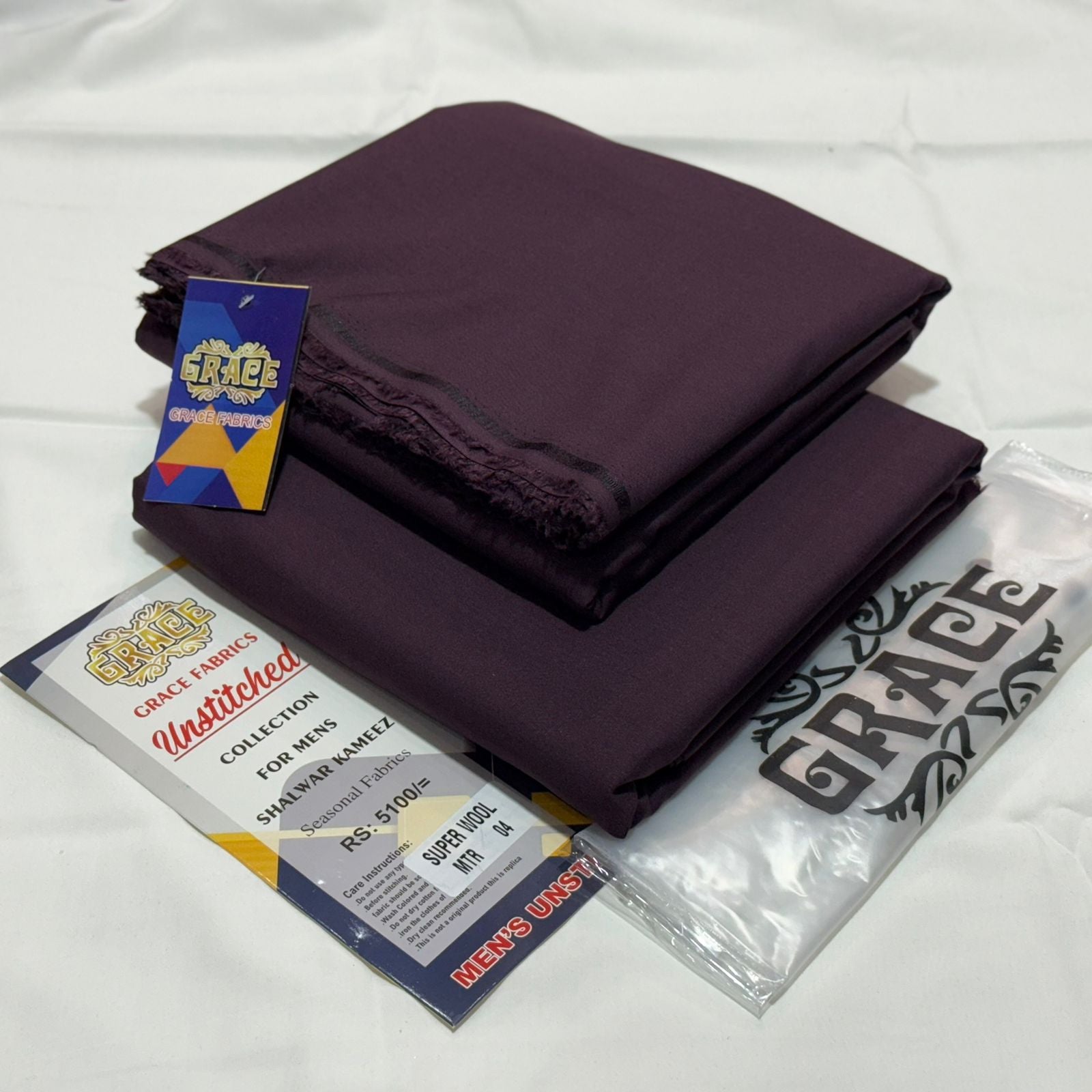 Grace Premium Unstitched WOOL A-011