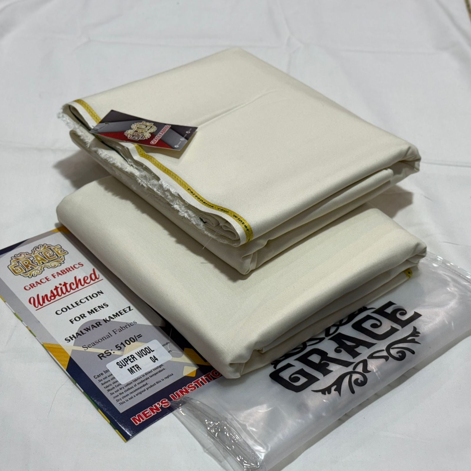 Grace Premium Unstitched WOOL A-012