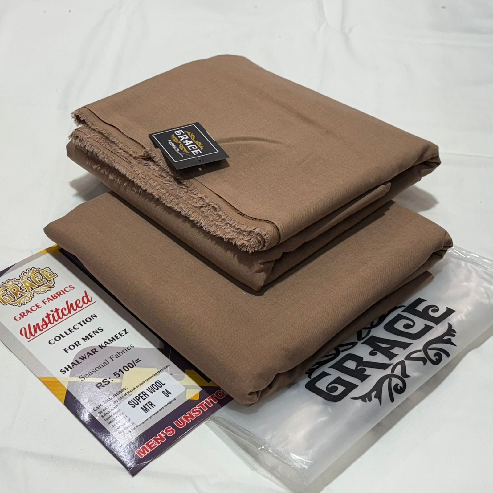 Grace Premium Unstitched WOOL A-015