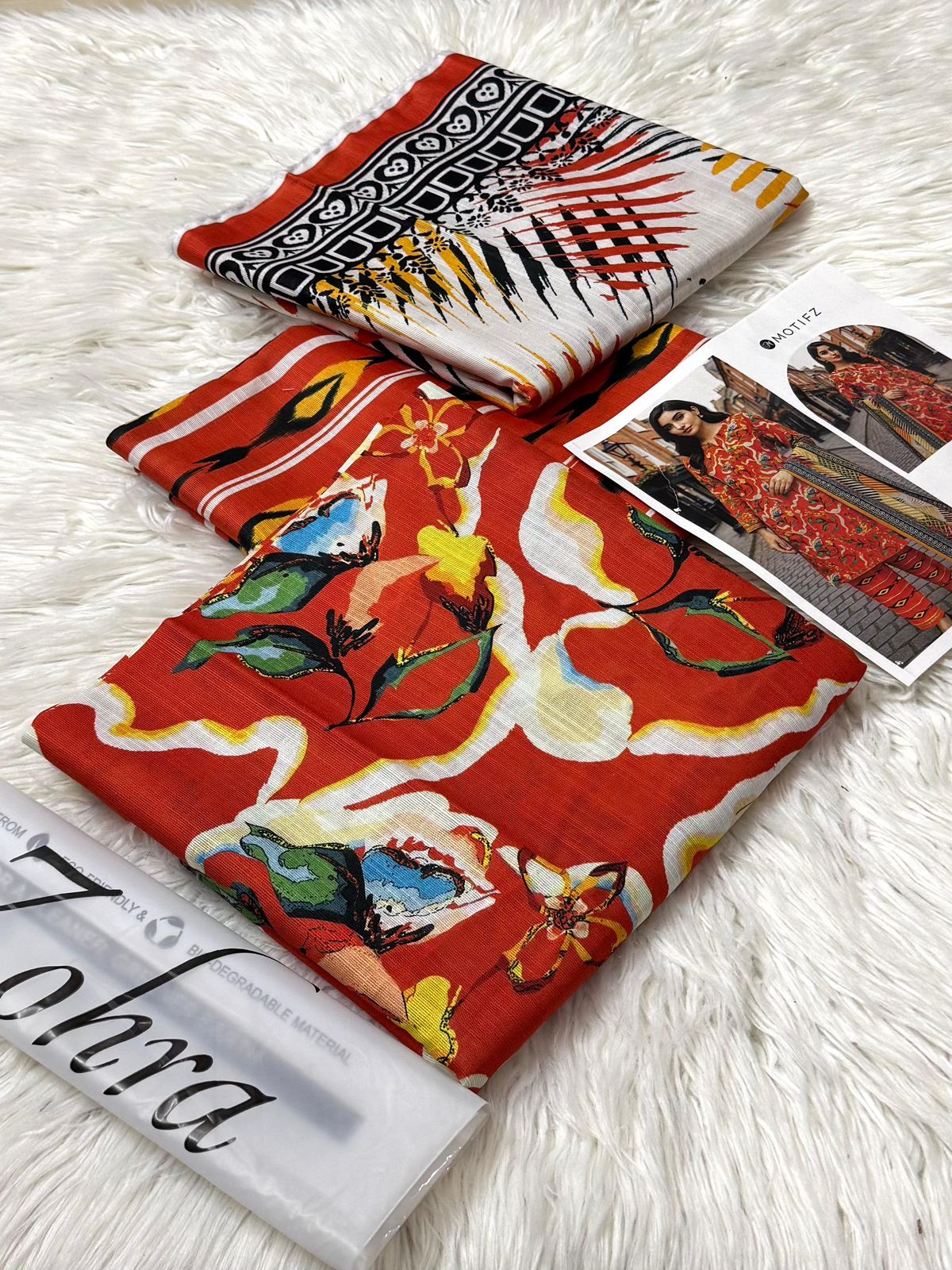 Zohra Khaddar 3Piece D-002