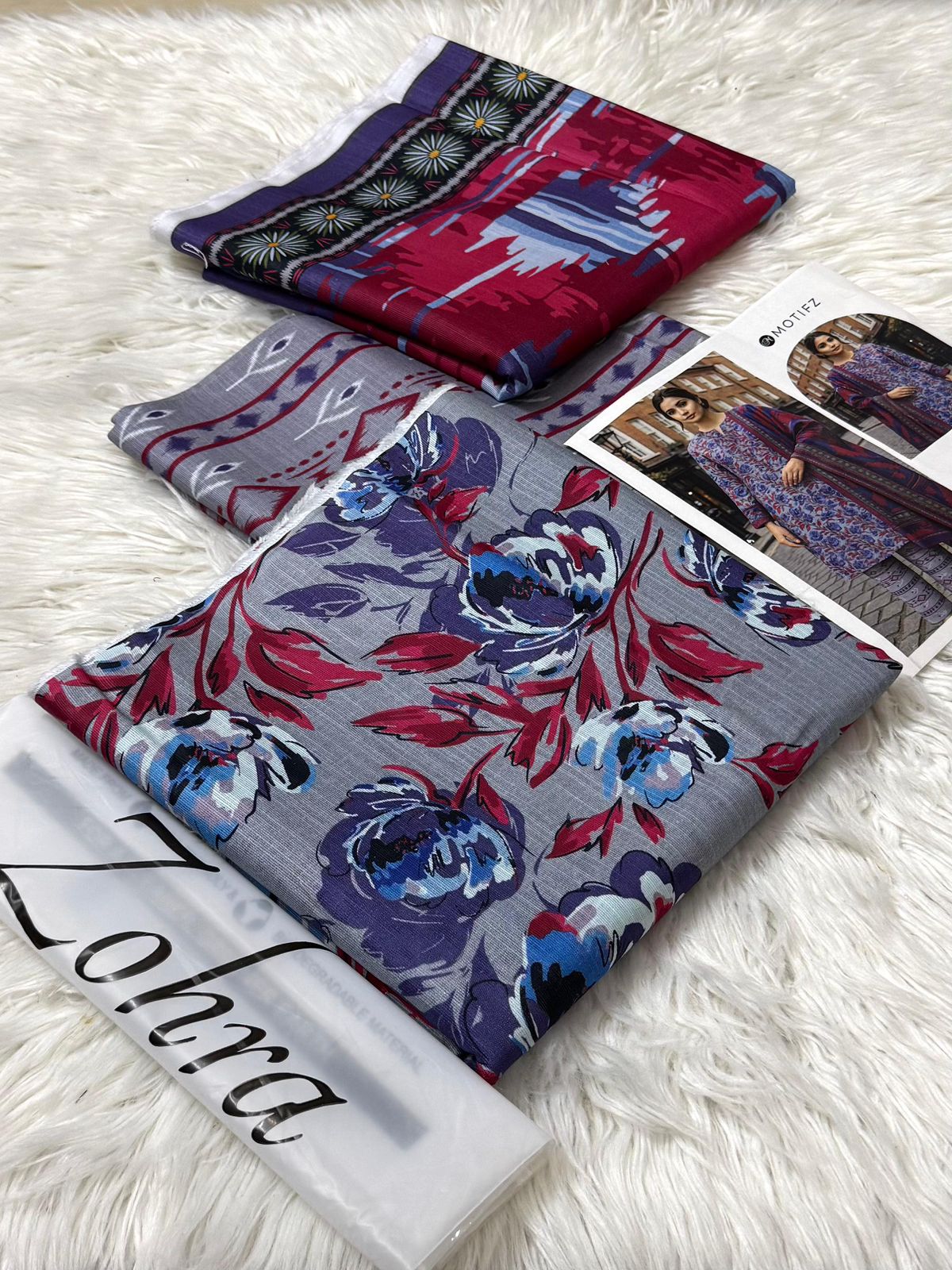 Zohra Khaddar 3Piece D-007