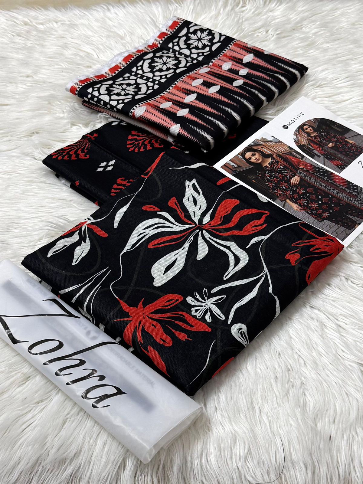 Zohra Khaddar 3Piece D-010