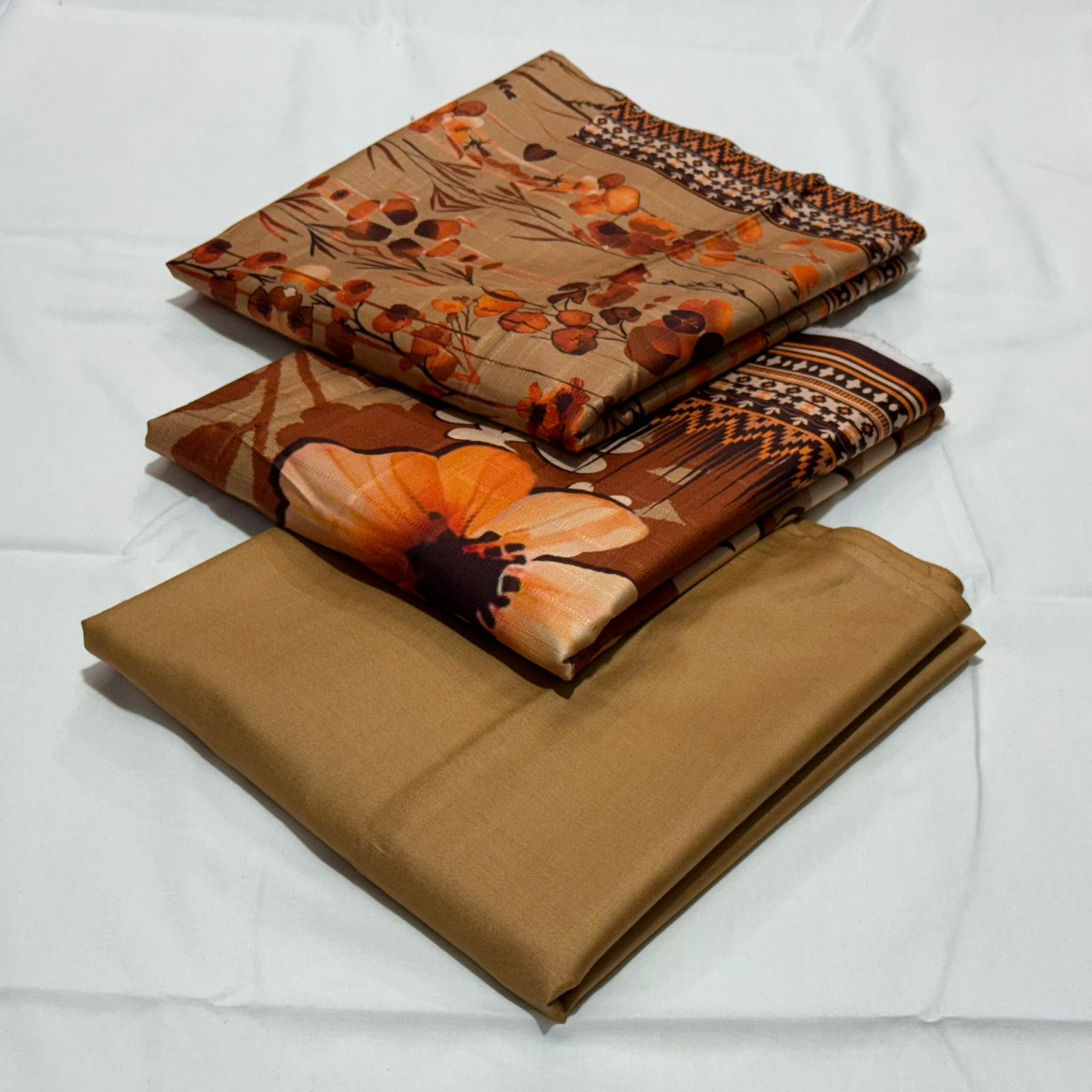 Almirah Linen Unstitched 3PC D-015