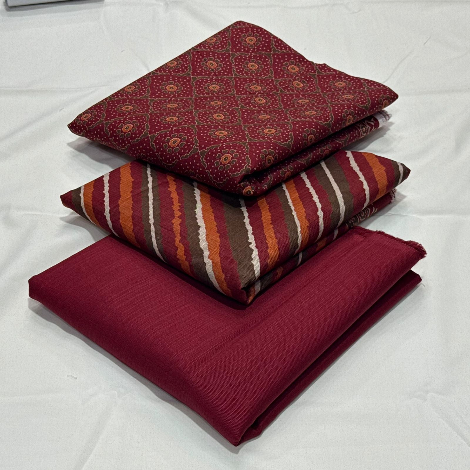 Bin Saeed Khaddar 3Piece D-007