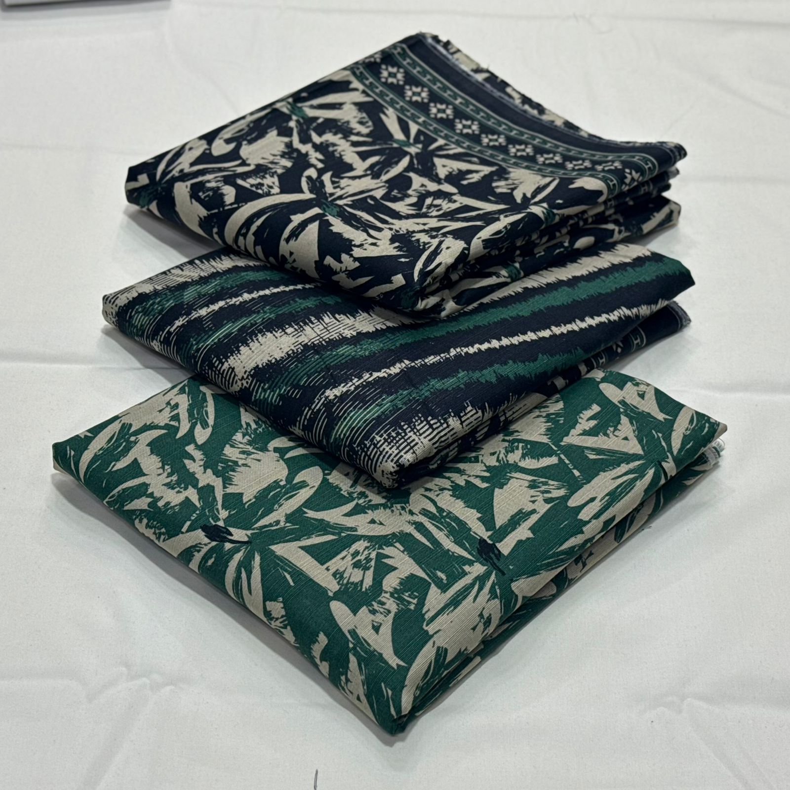 Bin Saeed Khaddar 3Piece D-008