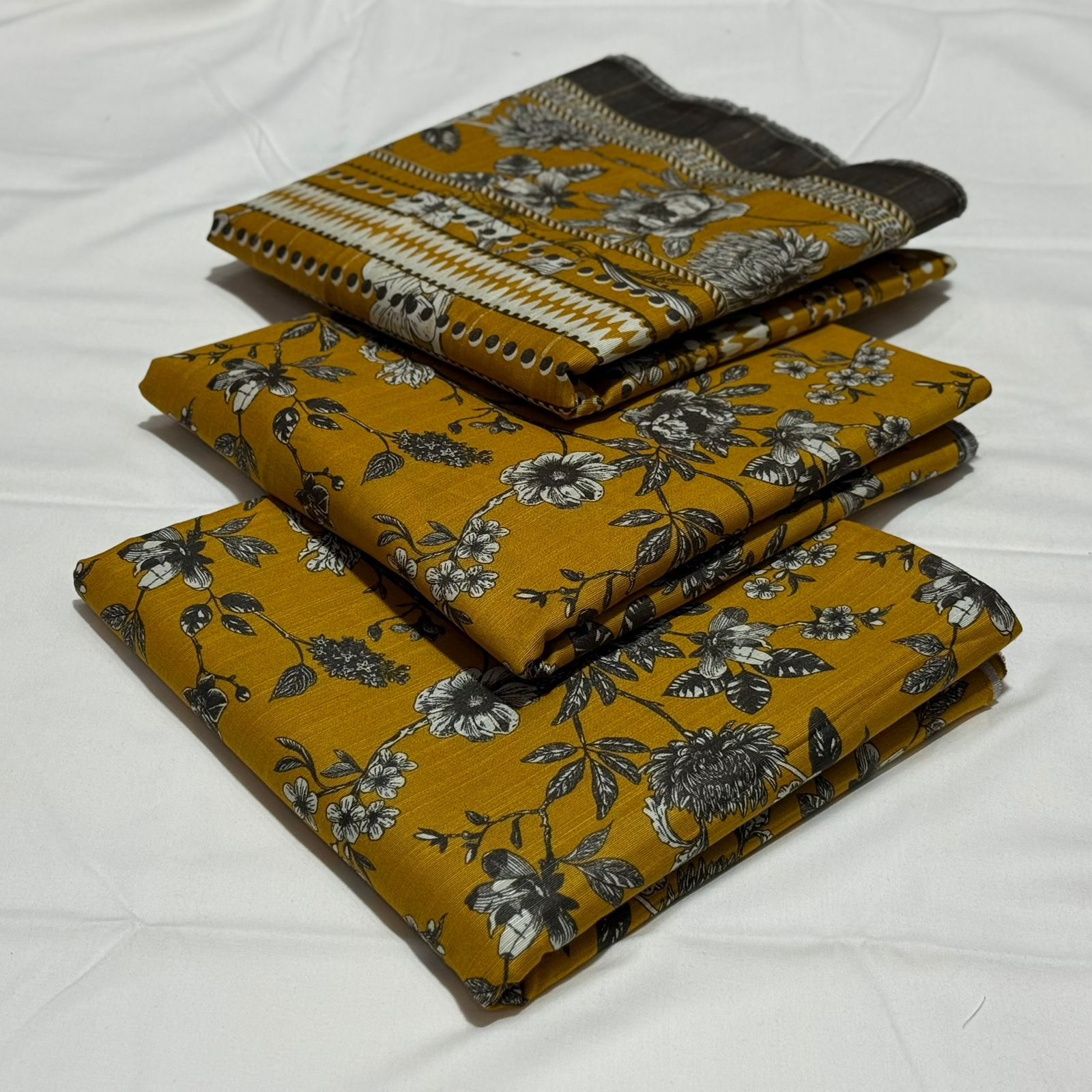 Bin Saeed Khaddar 3Piece D-014