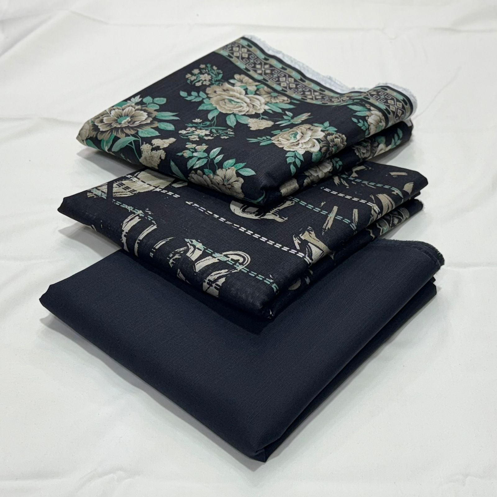 Bin Saeed Khaddar 3Piece D-016