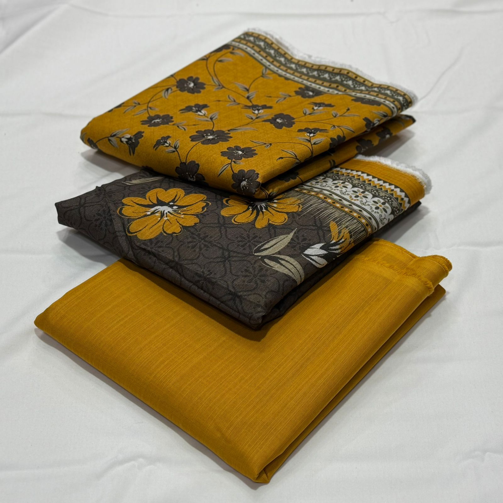 Bin Saeed Khaddar 3Piece D-019