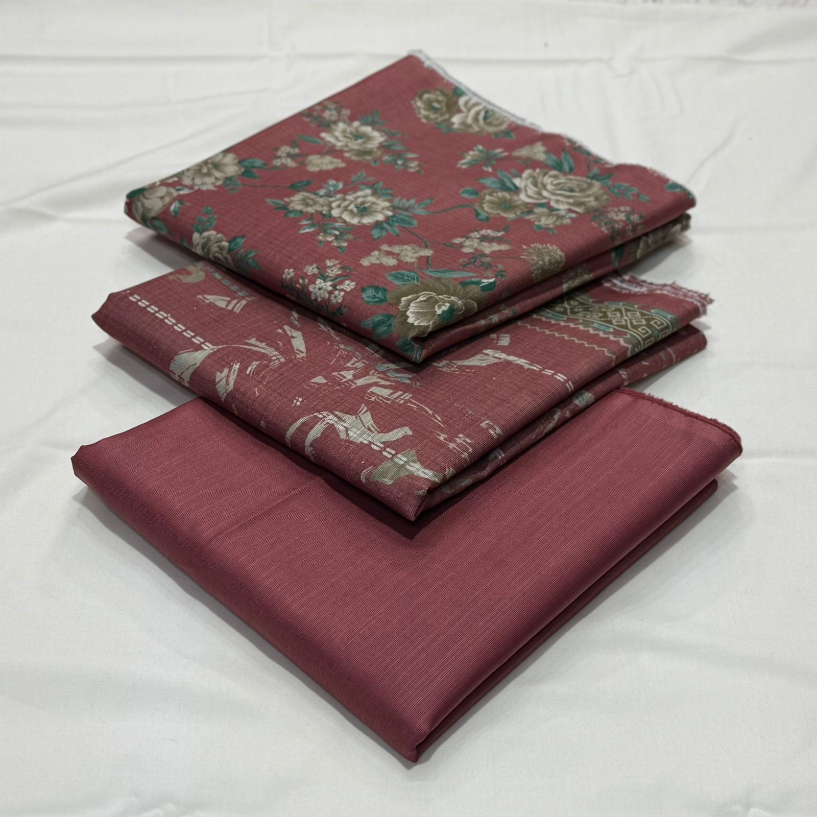 Bin Saeed Khaddar 3Piece D-023