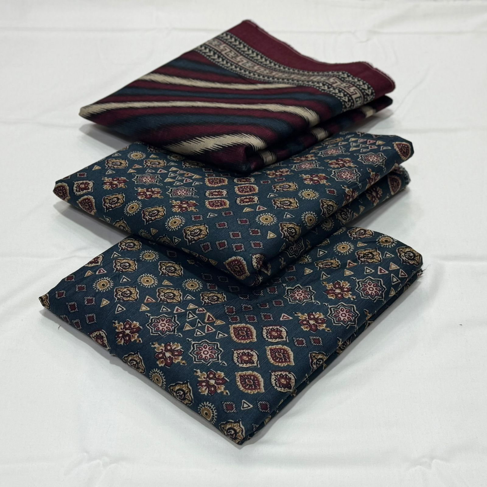 Bin Saeed Khaddar 3Piece D-026