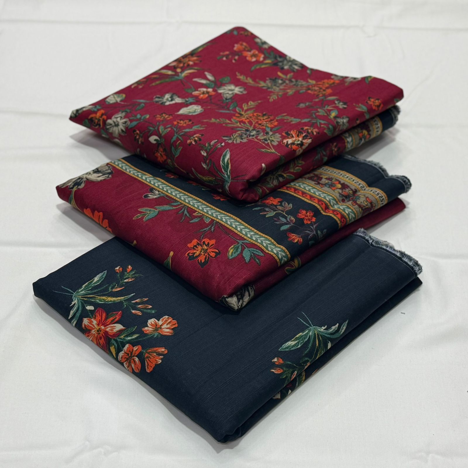 Bin Saeed Khaddar 3Piece D-027