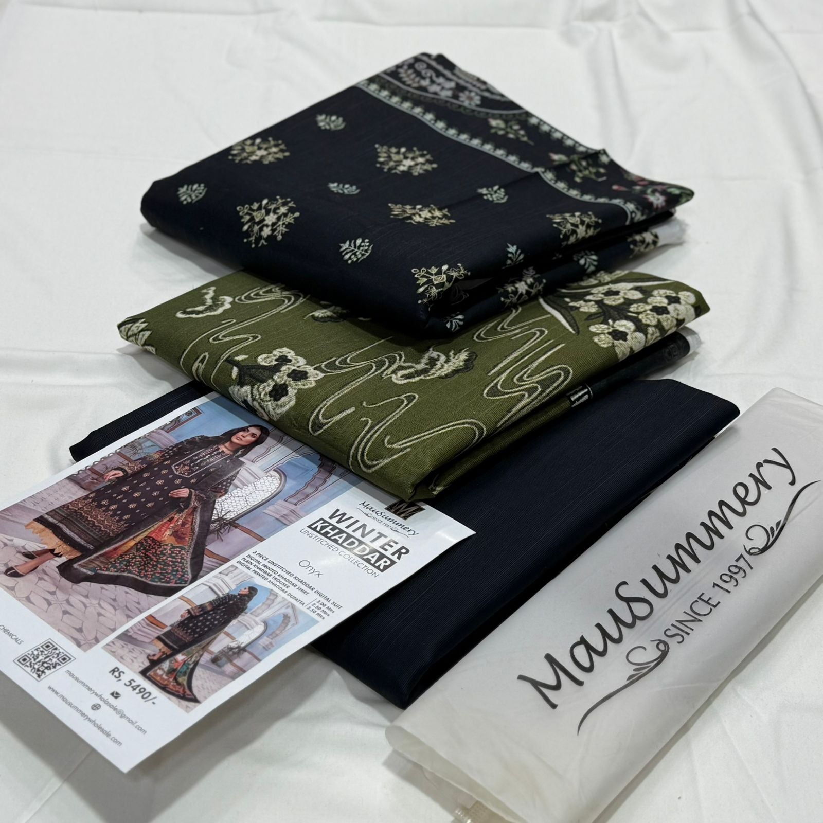 Mausummery Khaddar 3Piece D-001