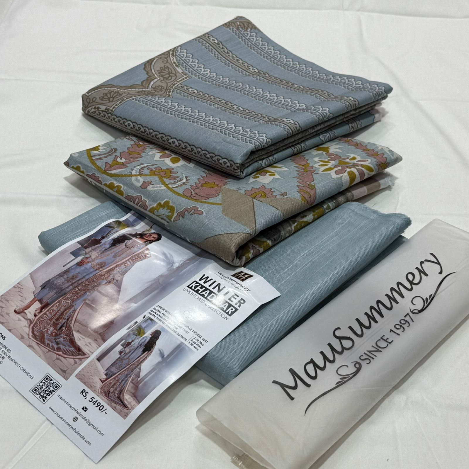 Mausummery Khaddar 3Piece D-003