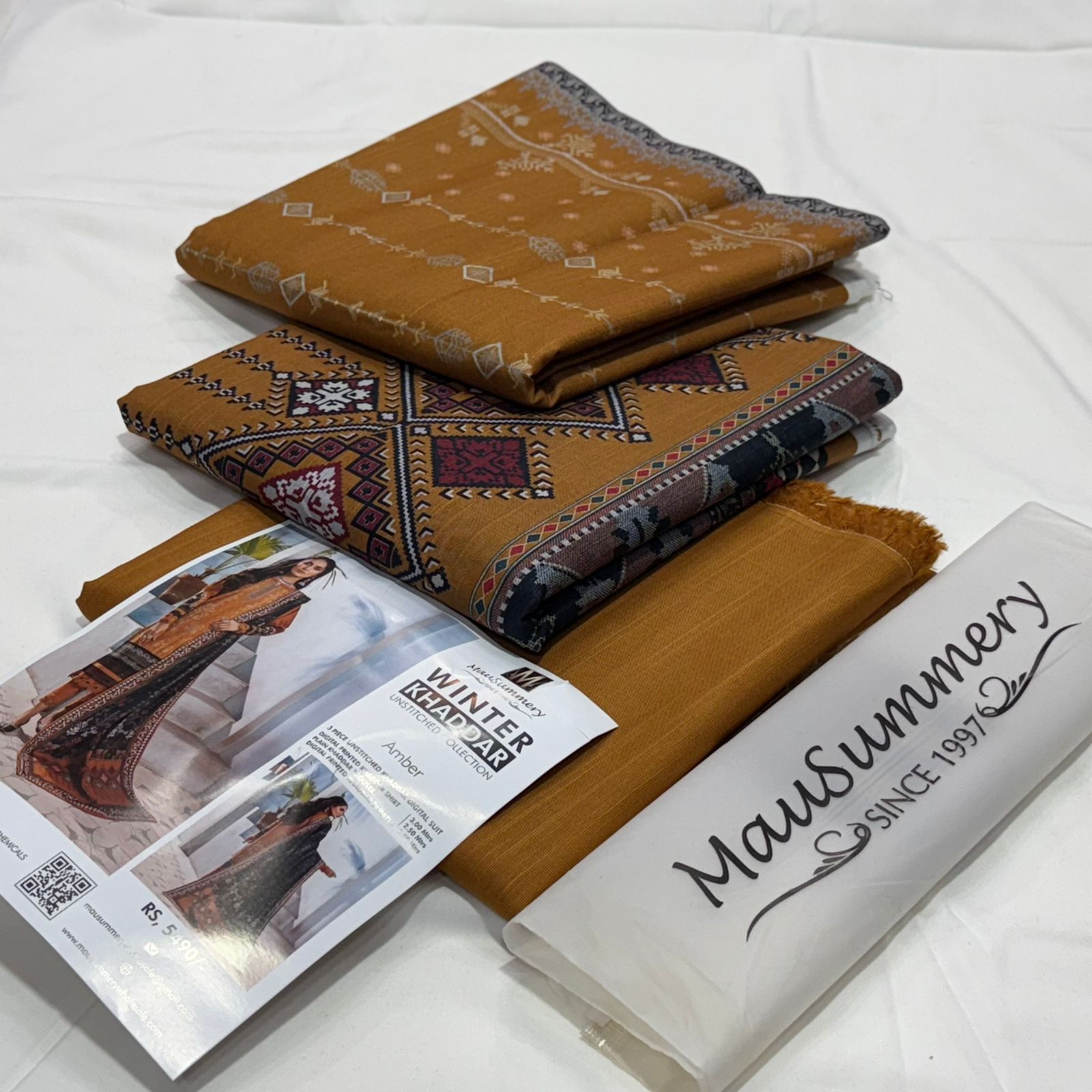 Mausummery Khaddar 3Piece D-004