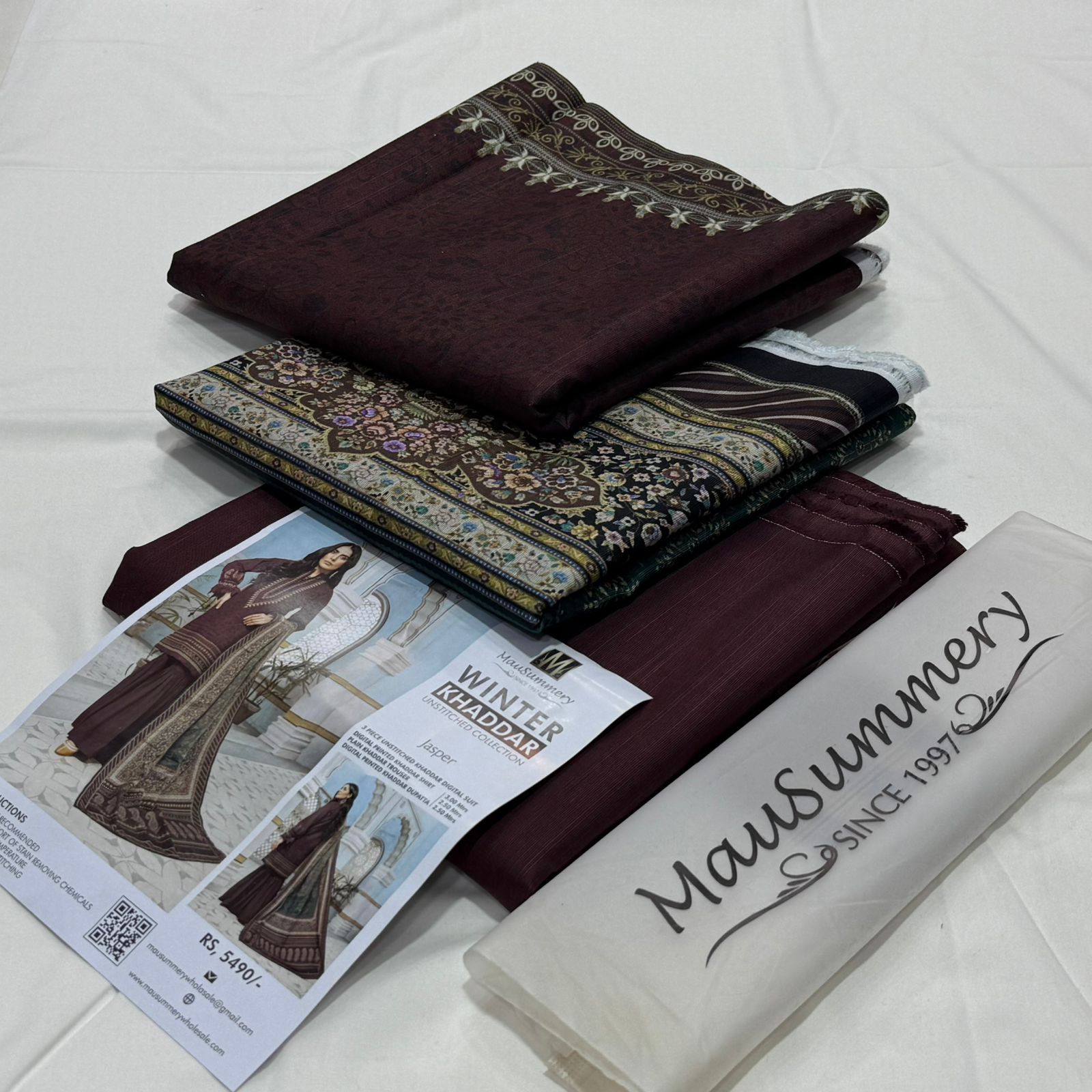 Mausummery Khaddar 3Piece D-006