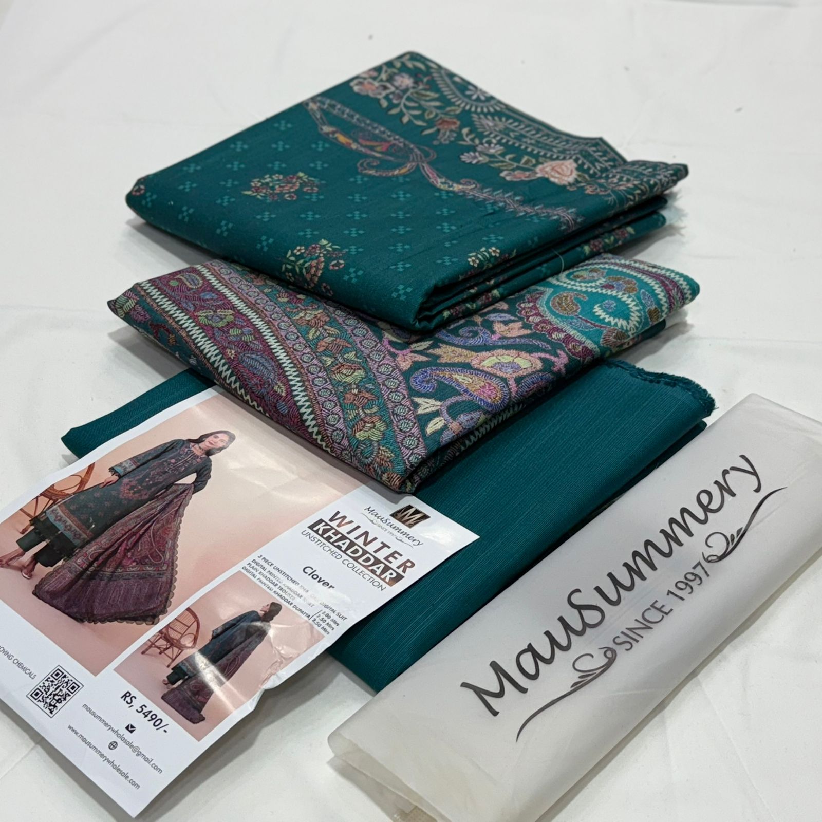 Mausummery Khaddar 3Piece D-009