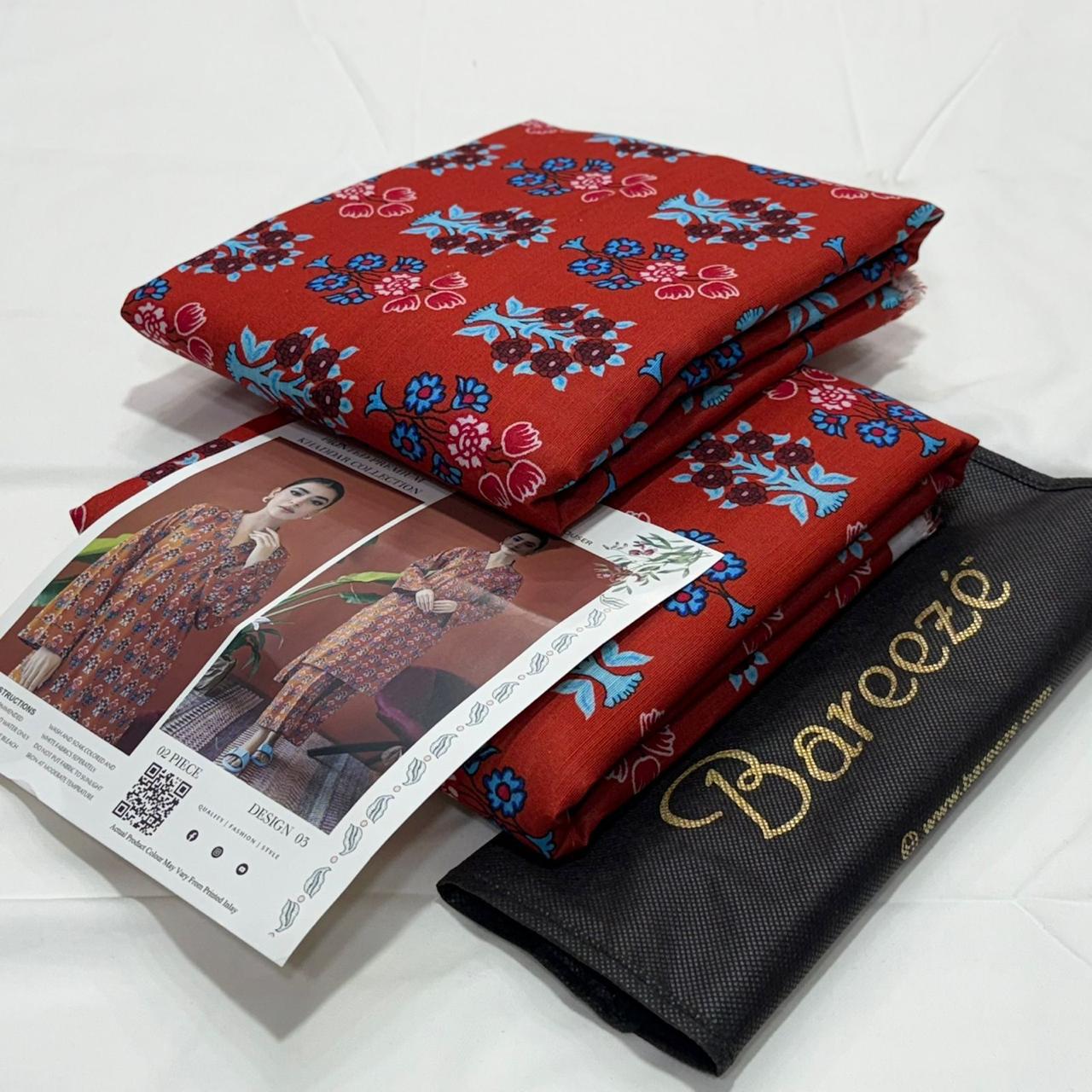 Bareeze Khaddar Unstitched 2Piece D-056