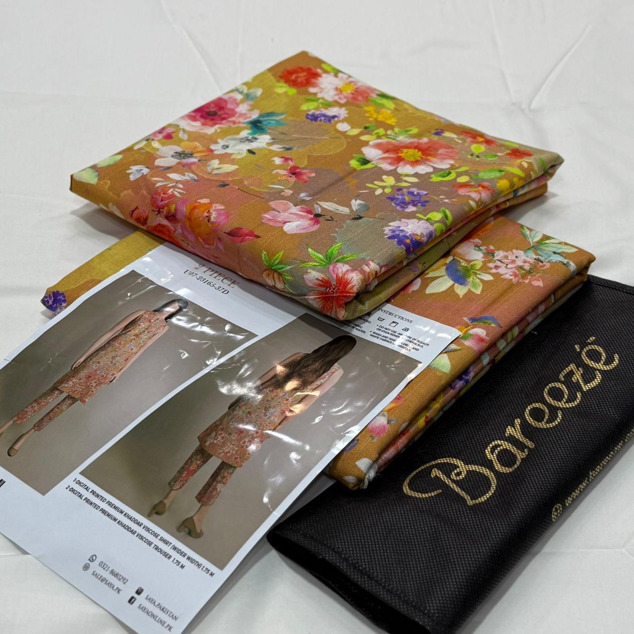 Bareeze Khaddar Unstitched 2Piece D-061