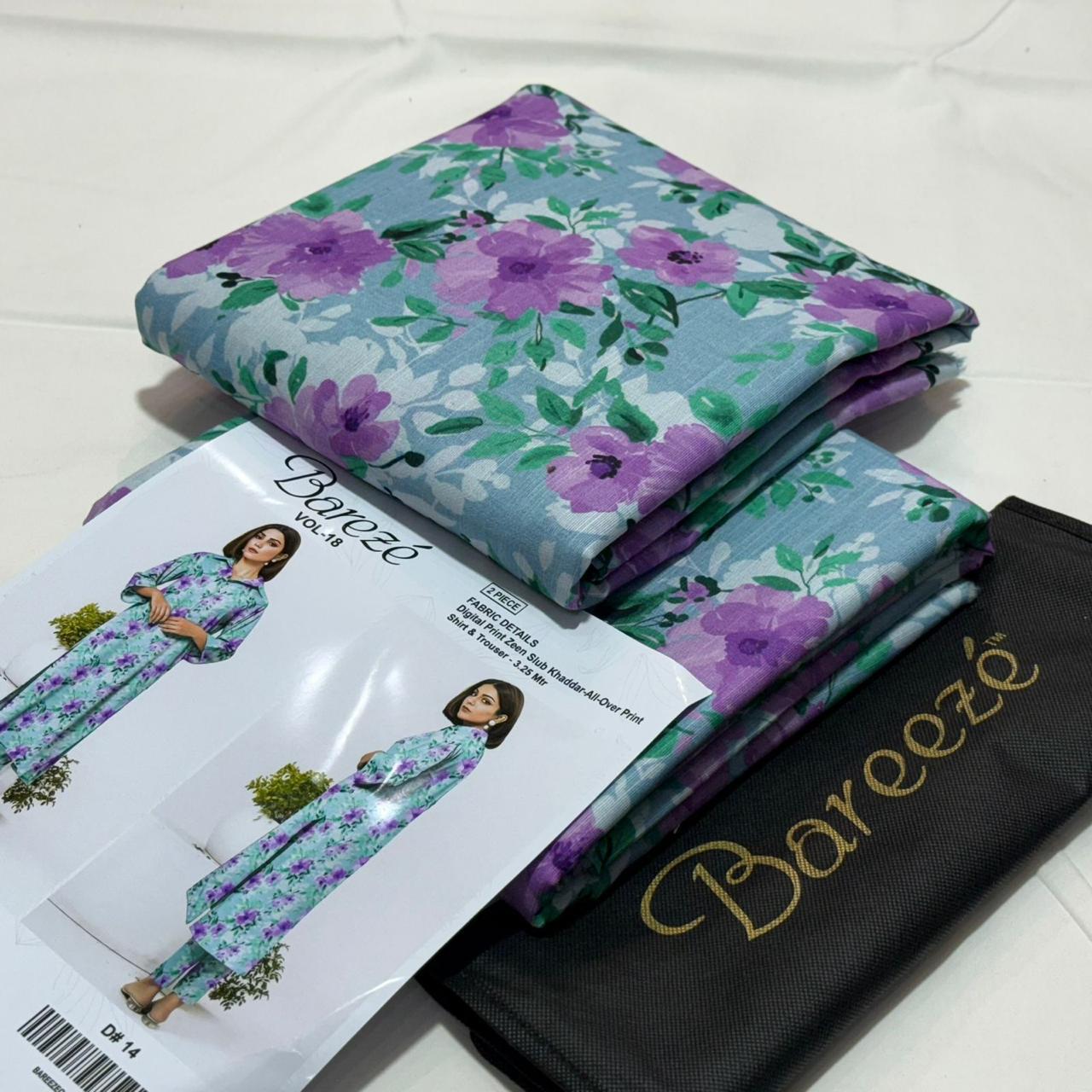 Bareeze Khaddar Unstitched 2Piece D-064